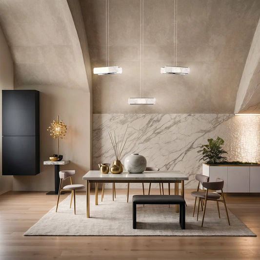 Horizontal Pendant Marble